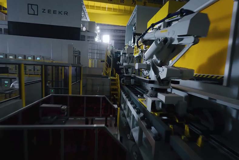 极氪一体化压铸黑科技艺术广告片宣传片